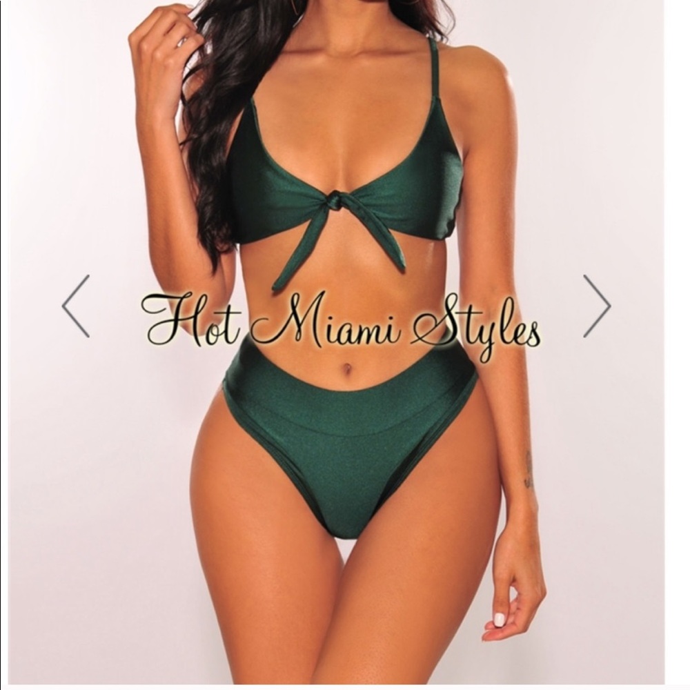 Hot Miami Styles Emerald Bikini